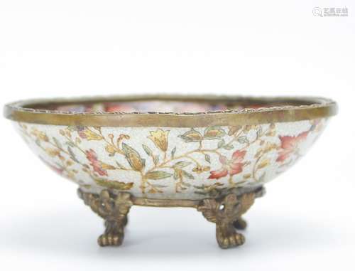 A Chinese Decorative Ge Glazed Enamel Bowl