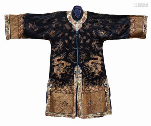 A Chinese Dragon Robe,19-20th C.