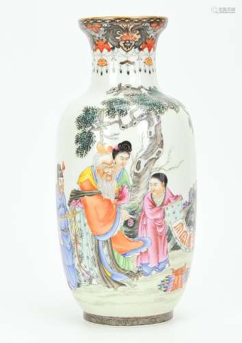 Chinese Famille Rose Vase,Republic Period