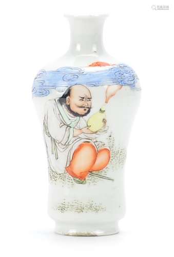 A Small Chinese Famille Rose Vase,20th C.