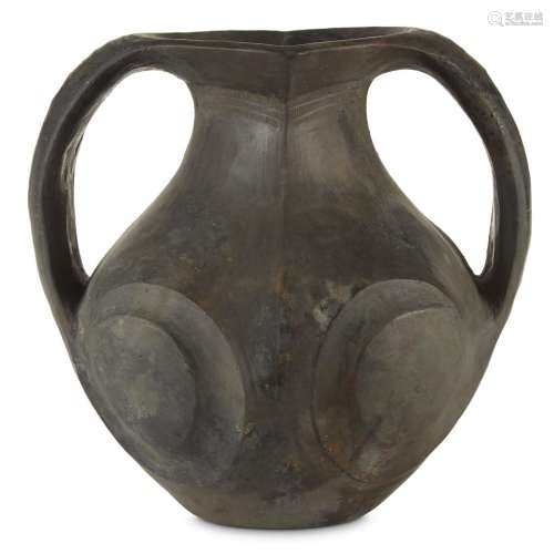 A Chinese grey pottery amphora, Sichuan province