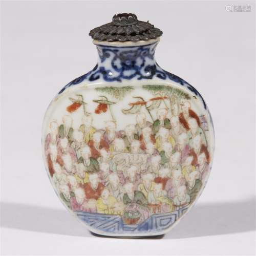 A Chinese blue glaze carved porcelain 
