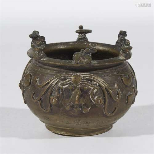 An unusual South Indian bronze inscribed Lotta