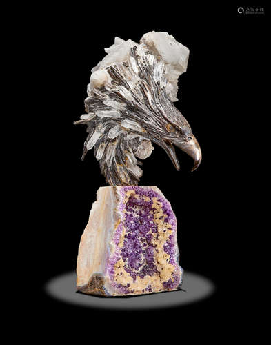 Multi-gemstone Sculpture by Amador Braojos--