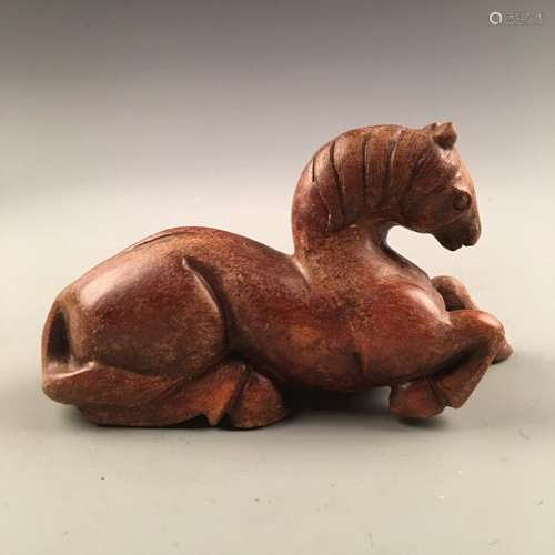 Chinese Archaic Jade Horse' Figure