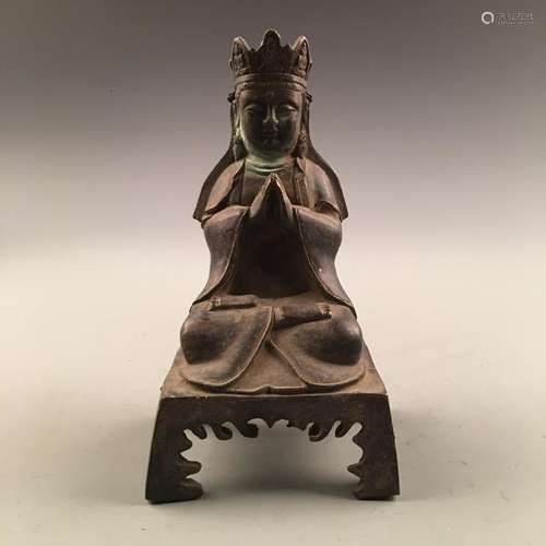 Chinese Bronze Buddha Statue