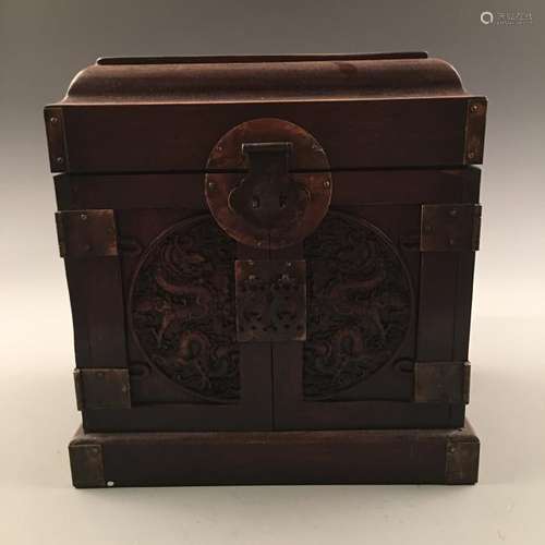 Chinese Hard Wood Jewerly Box