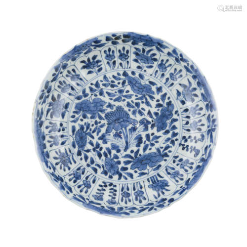 BLUE AND WHITE DISH