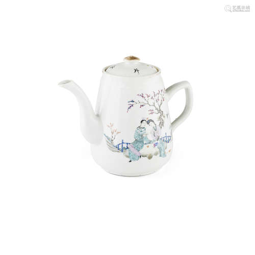 QIANJIANG-ENAMEL 'DREAM OF THE RED CHAMBER' TEAPOT