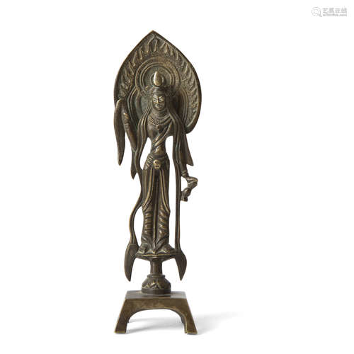 BRONZE FIGURE OF AVALOKITESHVARA