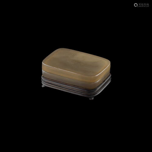 AGATE SEAL PASTE BOX AND COVER