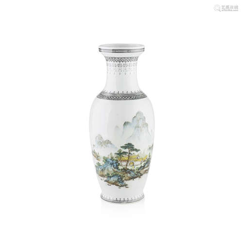 QIANJIANG ENAMEL VASE