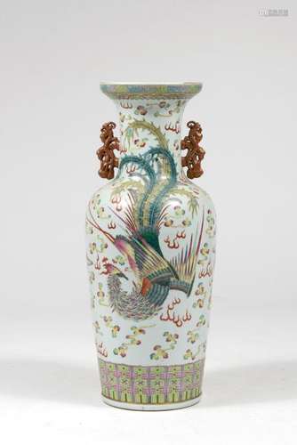 Imperial Chinese Dragon and Phoenix Vase, Guangxu