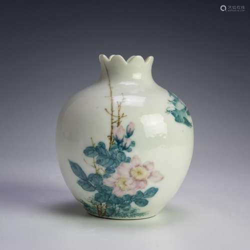 Liling Porcelain Flower Vase, Early 20th C.