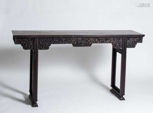 Chinese Rosewood Altar Table, 19th Century