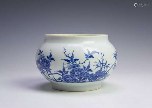 Chinese Blue & White Jar, 17th Century