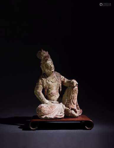 Chinese Wood Guanyin, Ming Dynasty or Earlier