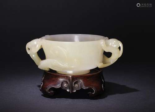 Chinese Jade Censer w/ Stand, Ming Dynasty