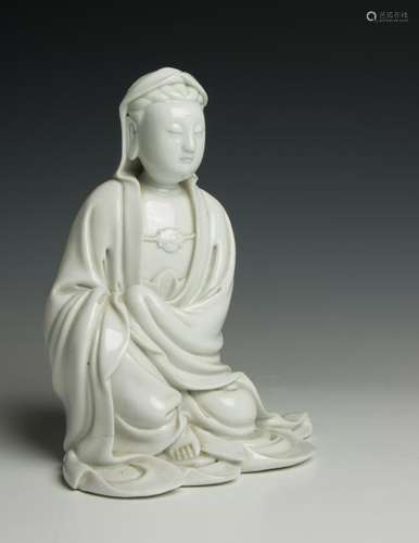 Blanc de Chine Guanyin, Bojiyuren Mark, 18th C.