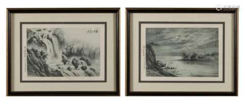 Two Tao Lengyue Prints w/ Artist's Signature