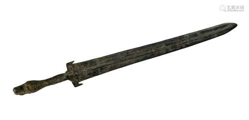 CHINESE BRONZE CEREMONIAL SWORD, SONG DYNASTY