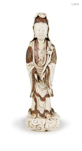 GILDED BLANC DE CHINE GUANYIN