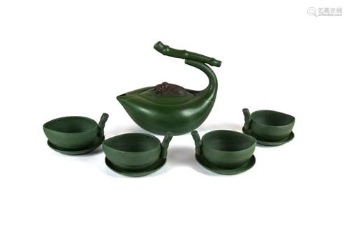 YIXING CLAYWARE SET BY ZHOU CAI JUN