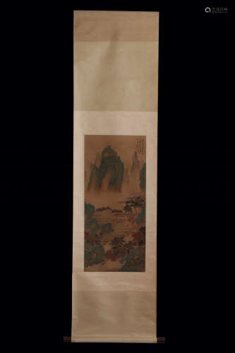 17-19TH CENTURY, A HUI HU <LANDSCAPE> PAINTING, QING DYNASTY