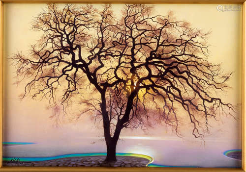 弗兰克·里斯科 生命的树 油画