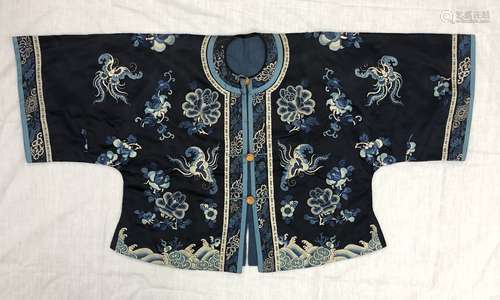 CHINESE EMBROIDERED SILK JACKET