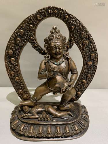 BRONZE FIGURE OF VAISHRAVANA