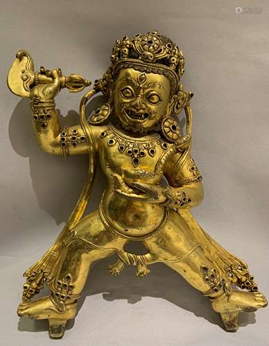 GILT BRONZE FIGURE