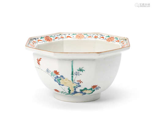 Edo Period, 18th century A Kakiemon octagonal bowl