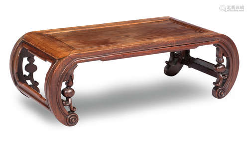 Qing Dynasty, late 19th century A huanghuali kang table