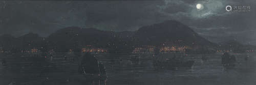 First quarter of the 20th century Hong Kong at night