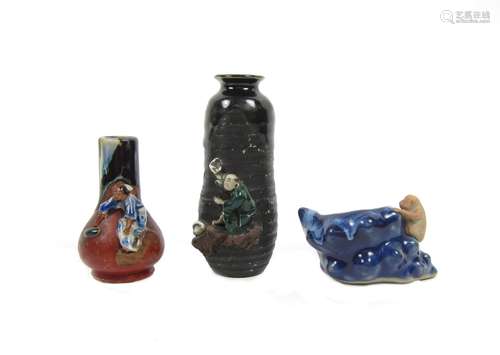 Late 19th/20th century A collection of Sumidagawa pottery