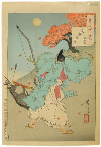 Meiji era (1868-1912), 1886-1891 Tsukioka Yoshitoshi (1839-1892)
