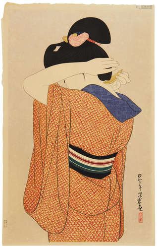 Taisho (1912-1926) to Showa (1926-1989) era, 1924-1927 Ito Shinsui (1898-1972)