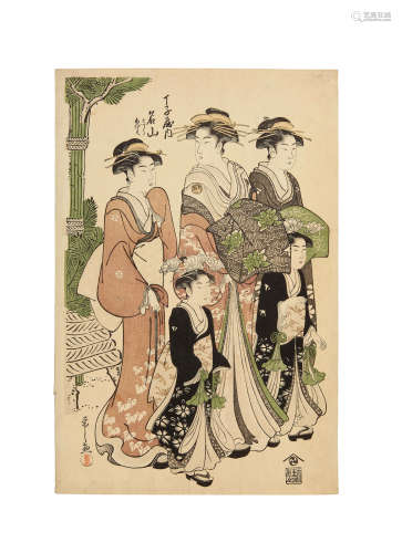 Edo period (1615-1868) Chobunsai Eishi (1756-1829)