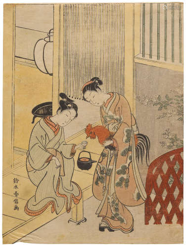 Edo period (1615-1868), 1767-1859 Suzuki Harunobu (1794-1770), Utagawa Kuniyoshi (1797-1861), and Utagawa Hiroshige II (1829-1869)