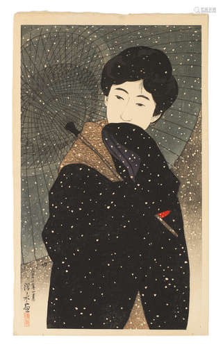 Taisho (1912-1926) era, 1923 Ito Shinsui (1898-1972)