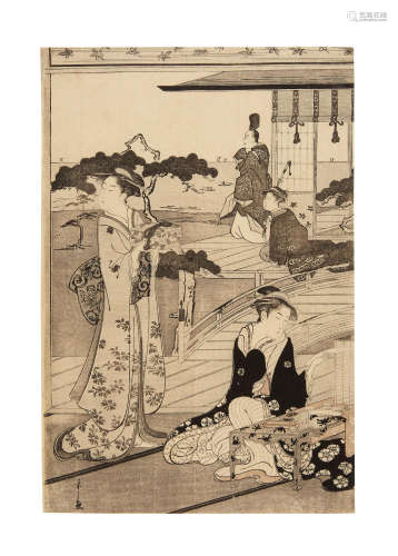 Edo period (1615-1868), circa 1789 Chobunsai Eishi (1756-1829)