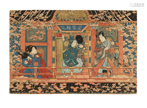 Edo period (1615-1868), 1832-1852 Utagawa Kunisada I (Toyokuni III, 1786-1864) and Utagawa Kuniyoshi (1797-1861)