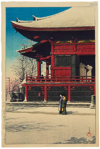 Taisho (1912-1926) to Showa (1926-1989) era, 1926-1933 Kawase Hasui (1883-1957)