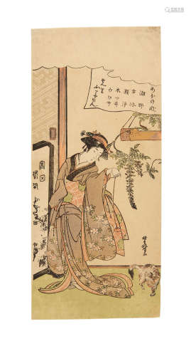 Edo period (1615-1868) Kitao Masayoshi (Kuwagata Keisai) (1764-1824)