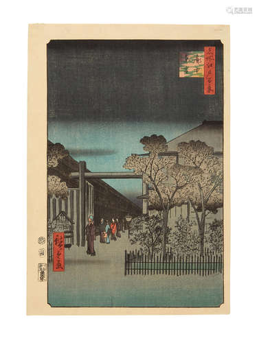 Edo period (1615-1868), 1857 Utagawa Hiroshige I (1797-1858)