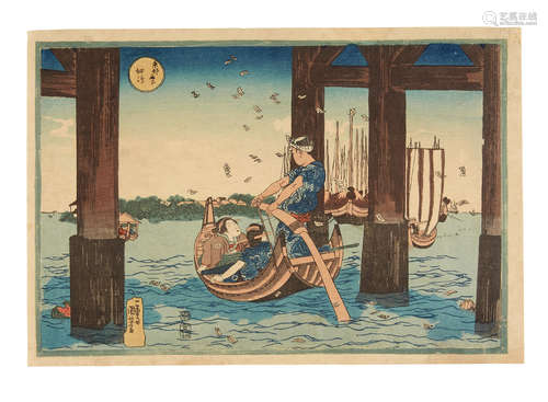 Edo period (1615-1868), circa 1830-1835 Utagawa Kuniyoshi (1797-1861)