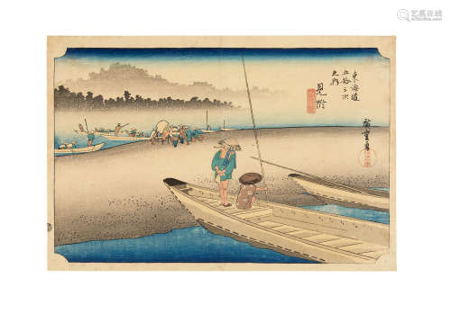 Edo period (1615-1868), 1833-1834 Utagawa Hiroshige I (1797-1858)