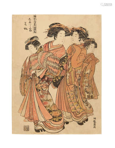 Edo period (1615-1868), circa 1765-1804 Isoda Koryusai (1735-1790)