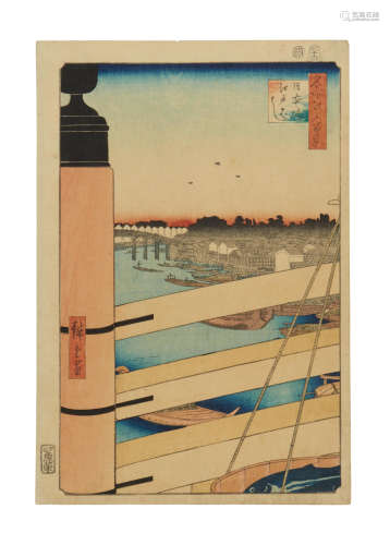 Edo period (1615-1868), 1857 Utagawa Hiroshige I (1797-1858)